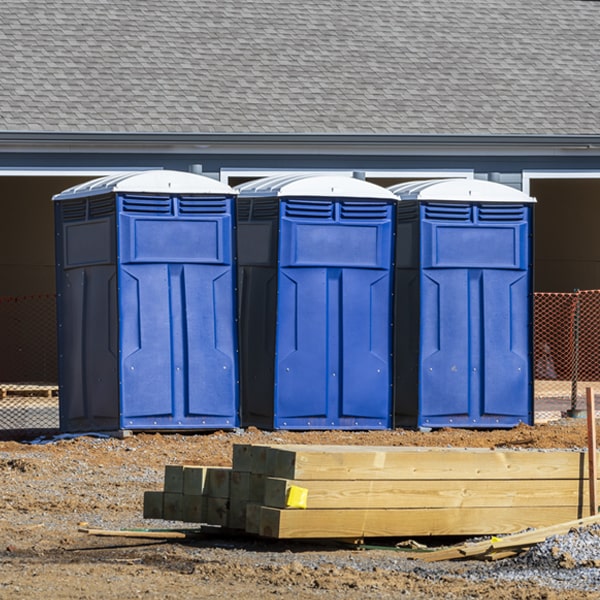 what is the maximum capacity for a single porta potty in Evangeline LA